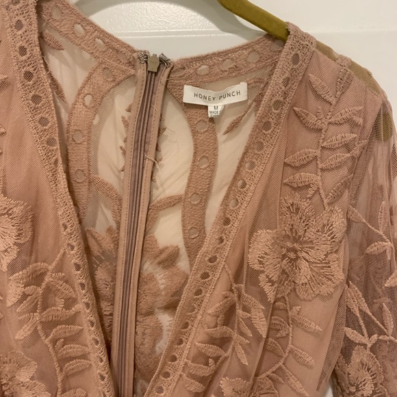 Honey punch lace romper - Picture 3 of 3